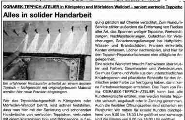 Read more about the article Alles in solider Handarbeit